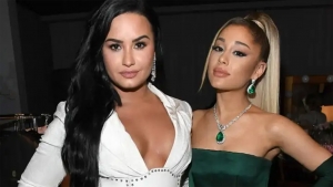 Leia mais sobre o artigo Demi Lovato confirma colaboração com Ariana Grande na música Met Him Last Night!