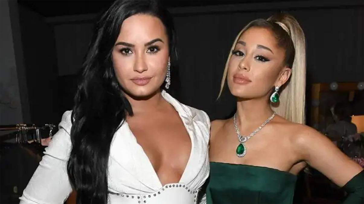 Leia mais sobre o artigo Demi Lovato confirma colaboração com Ariana Grande na música Met Him Last Night!